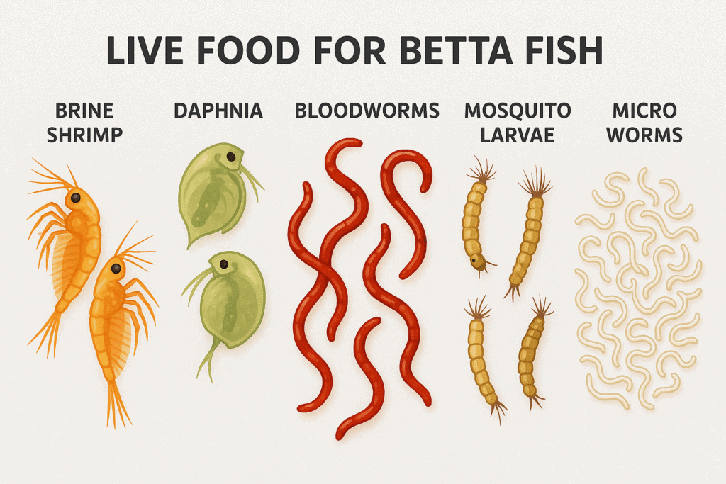 Nutritional Benefits of Live Betta Foods
